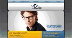Desktop Screenshot of danskerhvervsoptik.dk